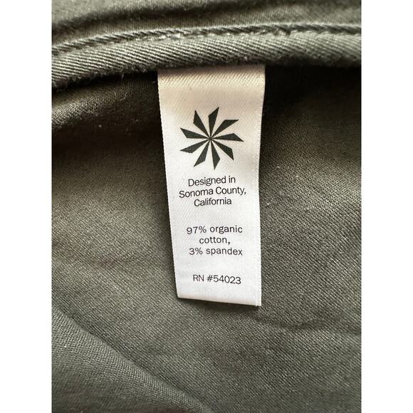 Athleta Womens Zip Up Pockets Green Cargo Jacket Lightweight size XS - Picture 3 of 7